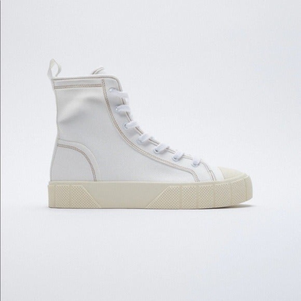 Zara high top sneaker